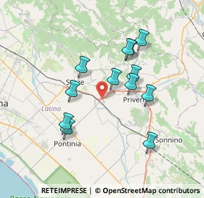 Mappa SR156var, 04018 Sezze LT, Italia (6.81667)