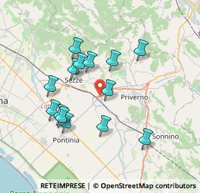 Mappa SR156var, 04018 Sezze LT, Italia (7.09714)