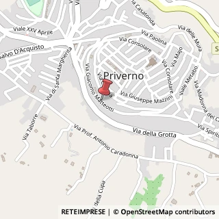 Mappa Via matteotti giacomo 69, 04015 Priverno, Latina (Lazio)