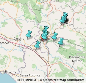 Mappa S.S. 85 Venafrana, 86079 Venafro IS, Italia (12.86235)