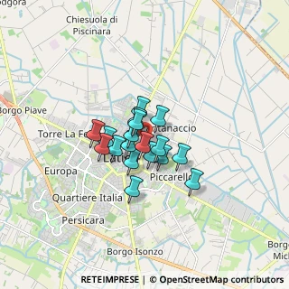 Mappa Via Ezio, 04100 Latina LT, Italia (1.04667)