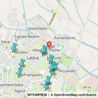 Mappa Via Ezio, 04100 Latina LT, Italia (1.28273)