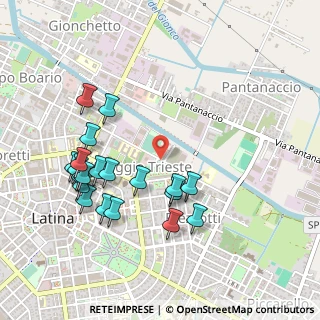 Mappa Via Ezio, 04100 Latina LT, Italia (0.542)
