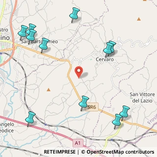Mappa 03044 Cervaro FR, Italia (3.13727)