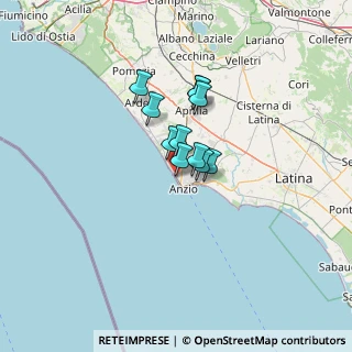 Mappa Via Merope, 00042 Anzio RM, Italia (8.29182)