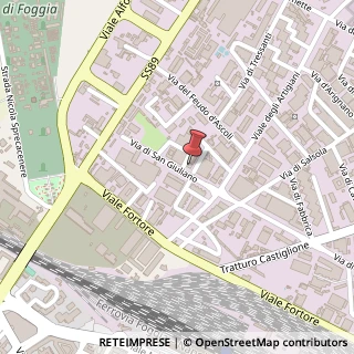 Mappa Via di San Giuliano, 23, 71122 Foggia, Foggia (Puglia)