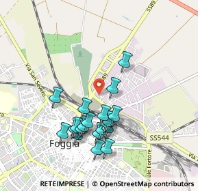 Mappa Via Manfredonia I° traversa, 71121 Foggia FG, Italia (0.929)