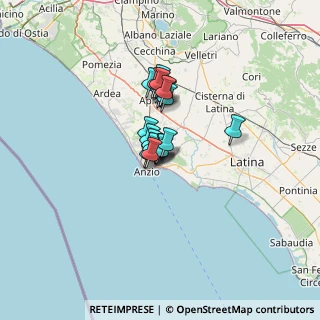 Mappa 00048 Nettuno RM, Italia (7.9595)