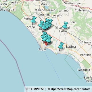 Mappa 00048 Nettuno RM, Italia (9.90625)