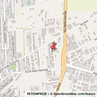 Mappa Via Colle Cocchino, 11, 00042 Anzio, Roma (Lazio)