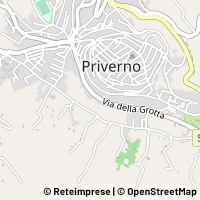 Mapa Priverno