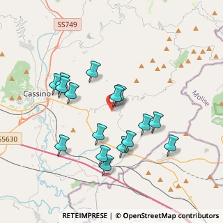 Mappa Via Canale Parola, 03044 Cervaro FR, Italia (3.80313)