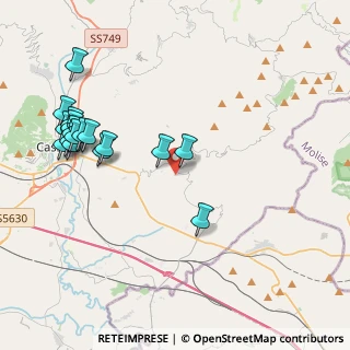 Mappa Via Canale Parola, 03044 Cervaro FR, Italia (4.94176)