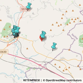 Mappa Via Canale Parola, 03044 Cervaro FR, Italia (5.35688)