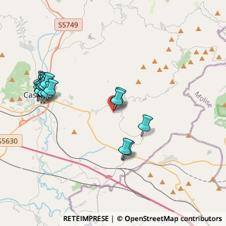 Mappa Via Canale Parola, 03044 Cervaro FR, Italia (5.03474)