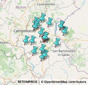 Mappa 86016 Riccia CB, Italia (10.569)