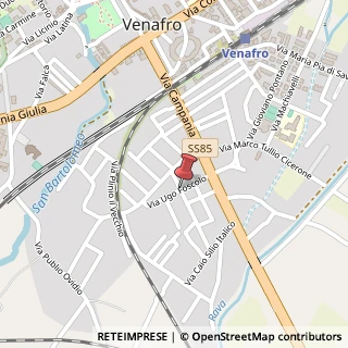 Mappa Via foscolo ugo 26, 86079 Venafro, Isernia (Molise)