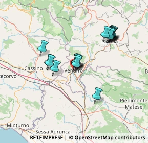 Mappa Via Giotto da Bondone, 86079 Venafro IS, Italia (12.74778)