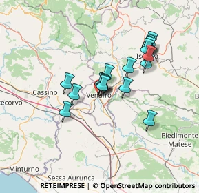 Mappa Via Giotto da Bondone, 86079 Venafro IS, Italia (11.91444)