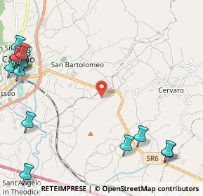 Mappa Via Gargano, 03044 Cervaro FR, Italia (3.59438)