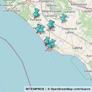 Mappa Via delle Muse, 00042 Anzio RM, Italia (12.7)