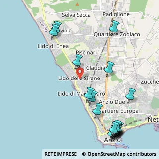 Mappa Via delle Muse, 00042 Anzio RM, Italia (3.12)