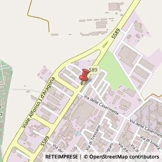 Mappa Via Manfredonia, Km2.200, 71121 Foggia, Foggia (Puglia)
