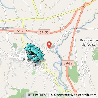 Mappa Via dei Volsci, 04015 Priverno LT, Italia (0.92)