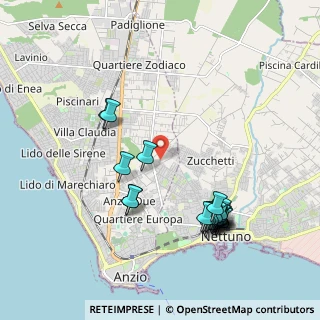 Mappa Via Cannuccia, 00042 Anzio RM, Italia (2.256)