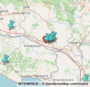 Mappa VIA CAMPO LARGO, 03030 Villa Santa Lucia FR, Italia (37.0175)