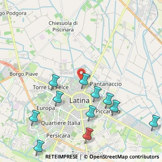 Mappa Via M. de Prony, 04100 Latina LT, Italia (2.73182)