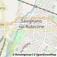 Map Savignano sul Rubicone