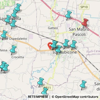Mappa Via Emilia Ovest, 47039 Savignano Sul Rubicone FC, Italia (3.281)