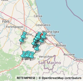 Mappa Via Emilia Ovest, 47039 Savignano Sul Rubicone FC, Italia (10.654)