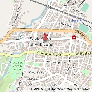 Mappa Via Faberi, 1/a, 47030 Savignano sul Rubicone, Forlì-Cesena (Emilia Romagna)