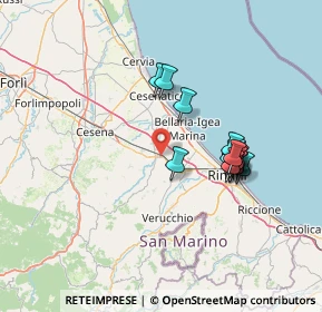 Mappa Via Fratelli Rosselli, 47039 Savignano Sul Rubicone FC, Italia (12.74933)