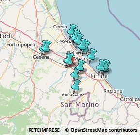 Mappa Via Fratelli Rosselli, 47039 Savignano Sul Rubicone FC, Italia (9.43833)