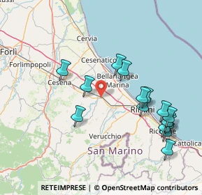 Mappa Via Fratelli Rosselli, 47039 Savignano Sul Rubicone FC, Italia (16.82933)