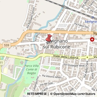 Mappa Piazza Girolamo Amati, 3, 47039 Savignano sul Rubicone, Forlì-Cesena (Emilia Romagna)