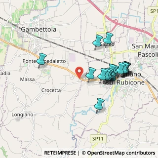 Mappa Via Emilia Km. 17, 47020 Longiano FC, Italia (1.862)