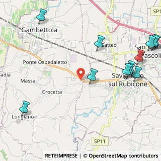 Mappa Via Emilia Km. 17, 47020 Longiano FC, Italia (2.9975)