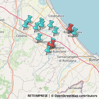 Mappa Via Emilia Km. 17, 47020 Longiano FC, Italia (6.70571)