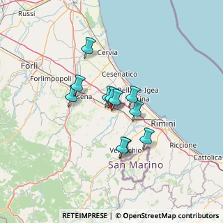 Mappa Via Emilia Km. 17, 47020 Longiano FC, Italia (9.74455)