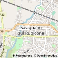 地图 Savignano sul Rubicone