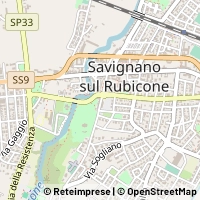 Map Savignano sul Rubicone