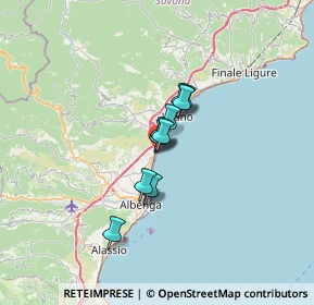 Mappa Via 1° Maggio, 17023 Ceriale SV, Italia (3.77818)