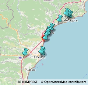 Mappa Via 1° Maggio, 17023 Ceriale SV, Italia (6.01154)