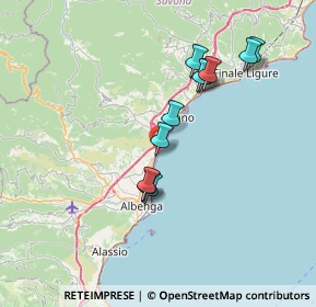 Mappa Via 1° Maggio, 17023 Ceriale SV, Italia (6.57364)