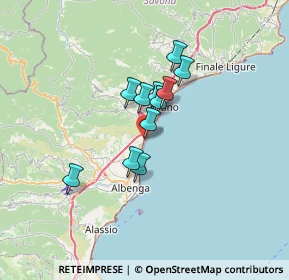 Mappa Piazza Nuova Italia, 17023 Ceriale SV, Italia (4.65455)