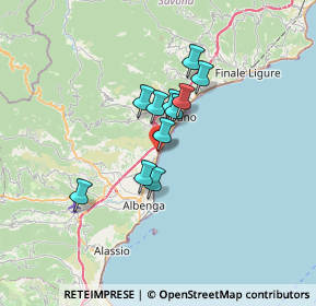 Mappa Via Eroi Cerialesi, 17023 Ceriale SV, Italia (4.65636)